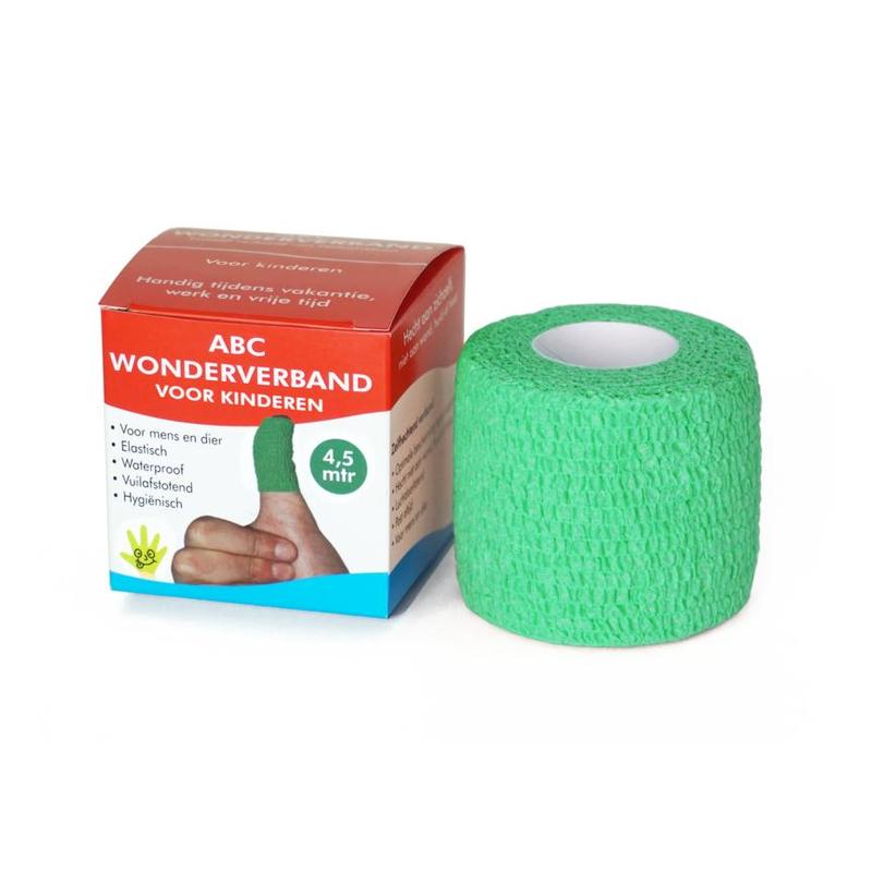 Trophax Trophax ABC Wonderverband GROEN zelfhechten Kind - 1st
