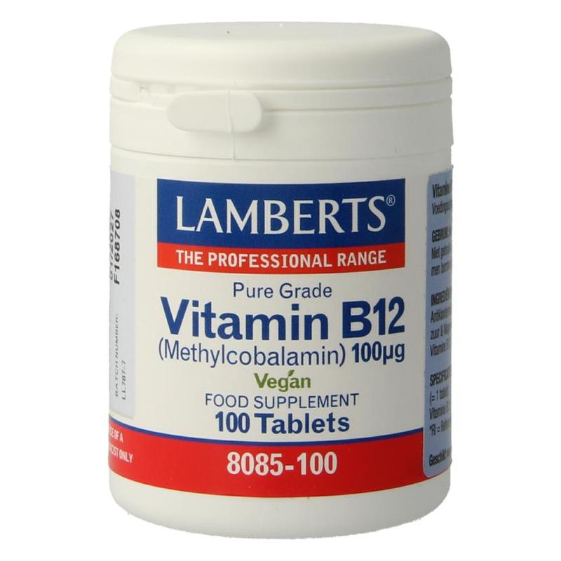 Lamberts Lamberts Vitamine B12 100ug - 100tb