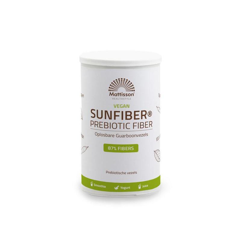 Mattisson Mattisson Vegan Sunfiber Prebiotic Guarboonvezels - 125gr