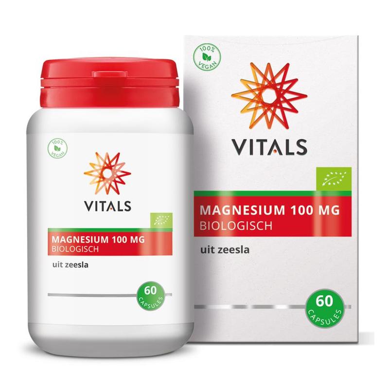 Vitals Vitals Magnesium 100mg Bio uit Zeesla - 60cp