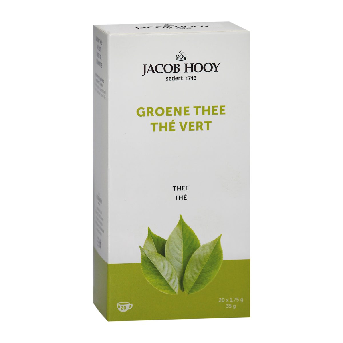 Jacob hooy Jacob Hooy Theezakjes GROENE THEE - 20zk