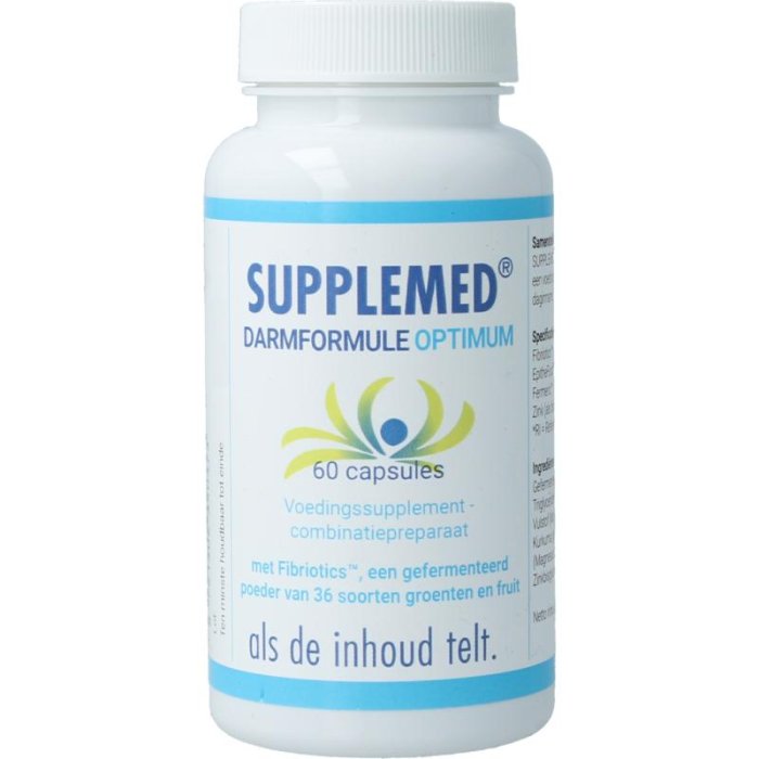 Supplemed Supplemed Darmformule Optimum met Fibriotics - 60cp