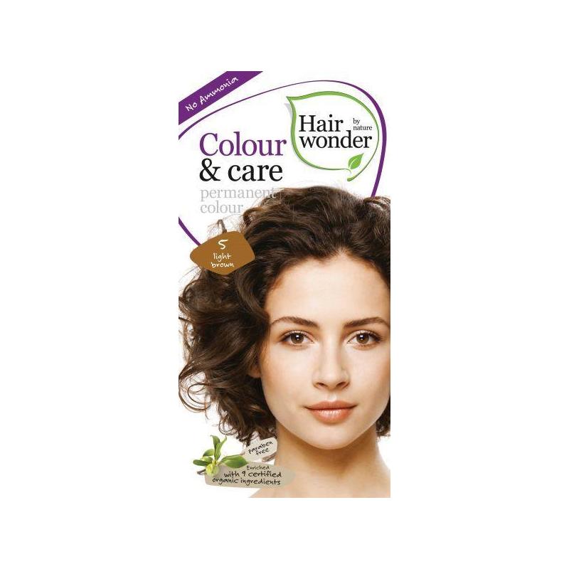 Hairwonder HAIRWONDER Colour & Care Light brown 5 - 100ml