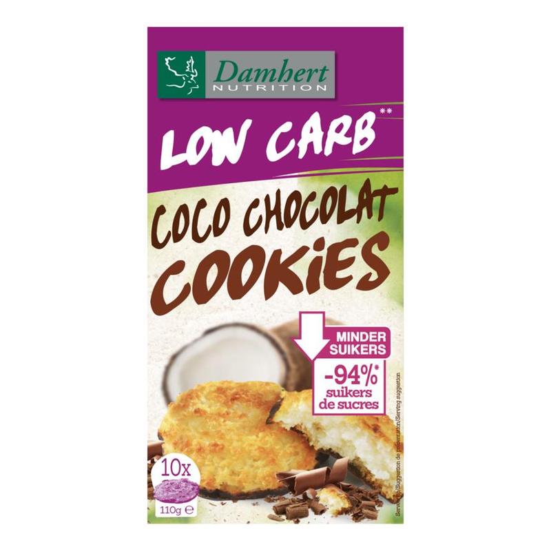 Damhert Damhert Low Carb Kokoskoek Chocolade - 110gr