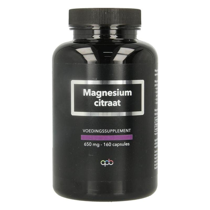 Apb holland APB Holland Magnesium citraat 650 mg puur - 160vcp