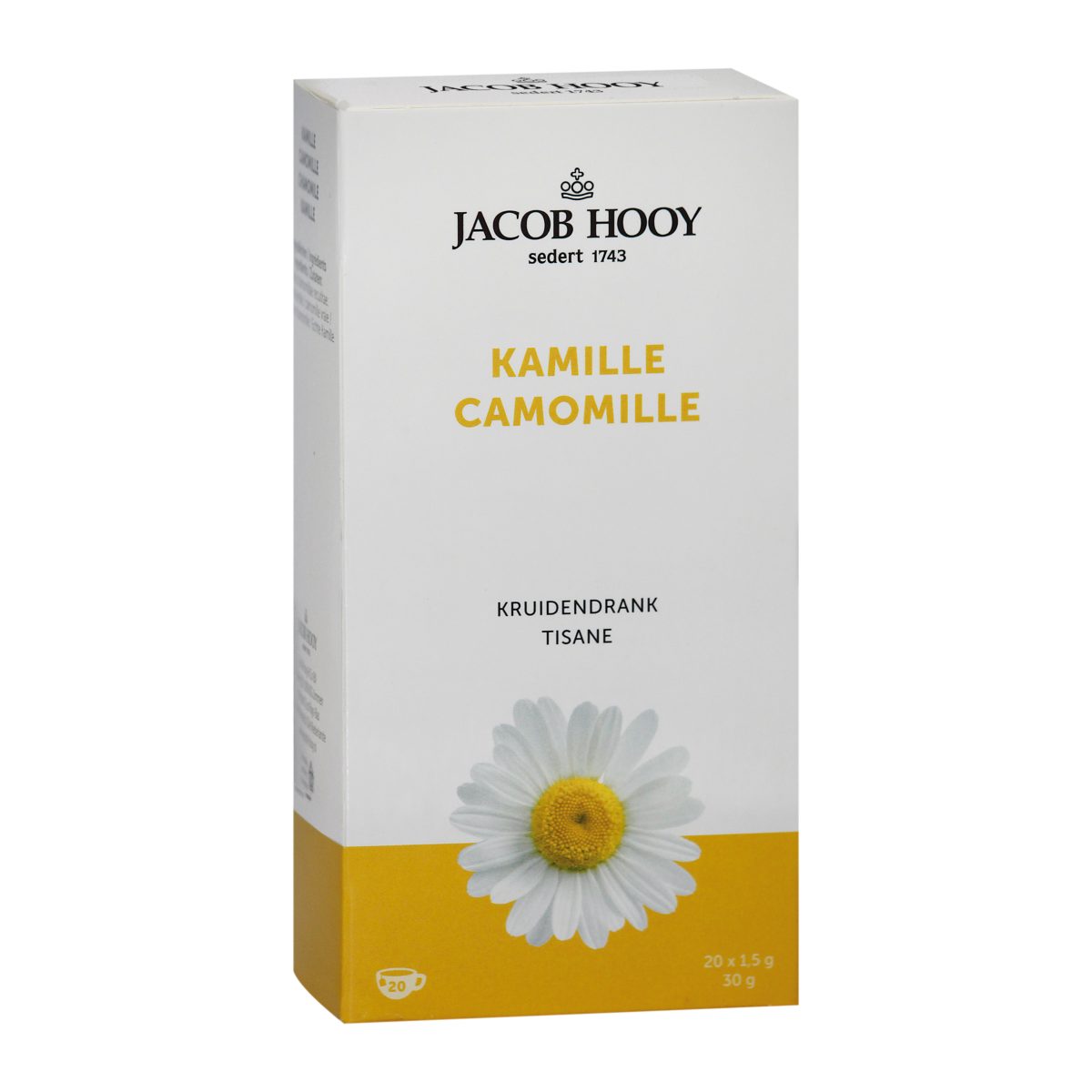 Jacob hooy Jacob Hooy Theezakjes KAMILLE - 20zk