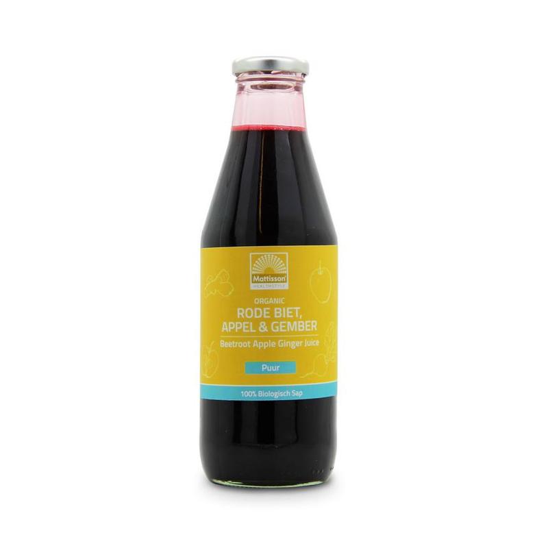 Mattisson Mattisson Org Bieten- Appel- Gember sap 750ml - 750ml