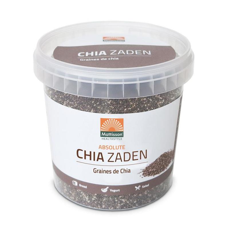 Mattisson Mattisson Absolute Chia Seeds Raw 500g - 500gr