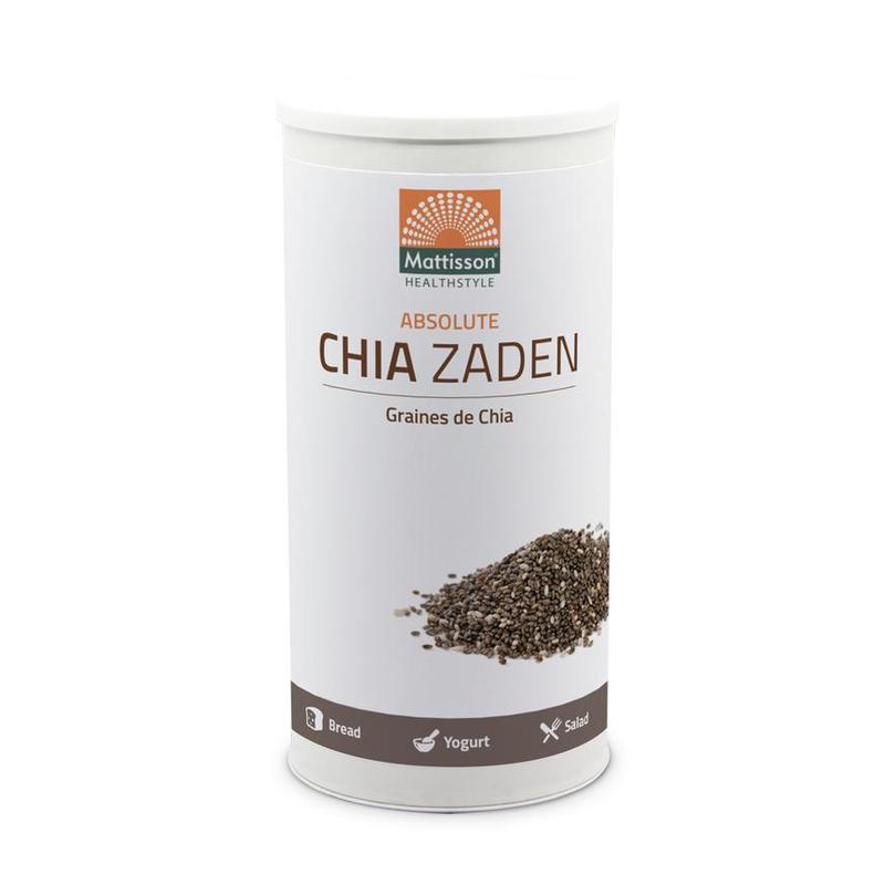 Mattisson Mattisson Absolute Chia Seeds Raw 1000g - 1kg