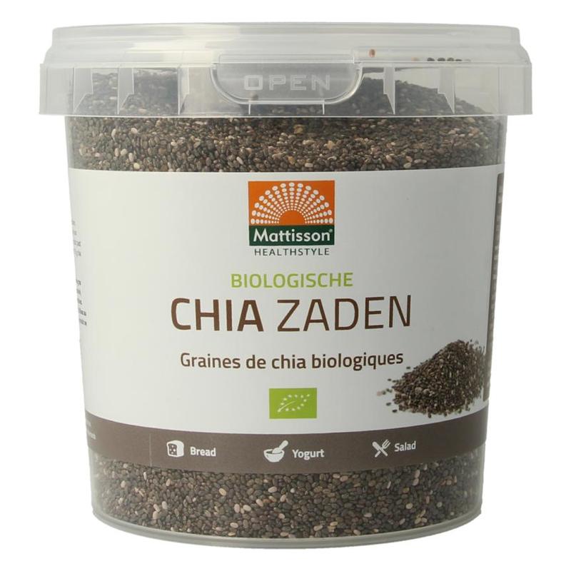 Mattisson Mattisson Bio Chia Zaden Raw 500g - 500gr