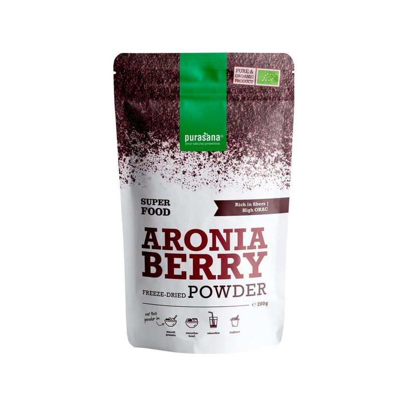 Purasana PURASANA Aronia poeder 200 g BIO - 200gr