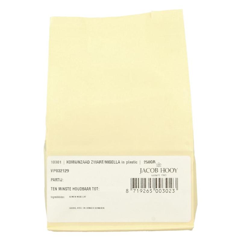 Jacob hooy jacob Hooy KOMIJNZAAD ZWART HEEL/NIGELLAE - 250gr