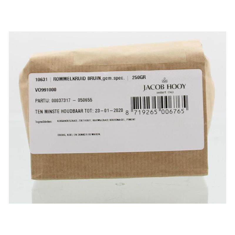 Jacob hooy jacob Hooy ROMMELKRUID BRUIN GEMALEN - 250gr