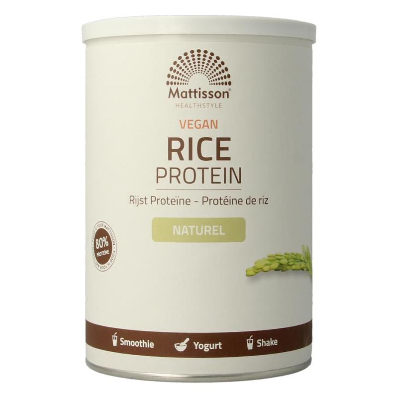 Mattisson Mattisson Absolute Rijst Proteïne Poeder Naturel - 400gr