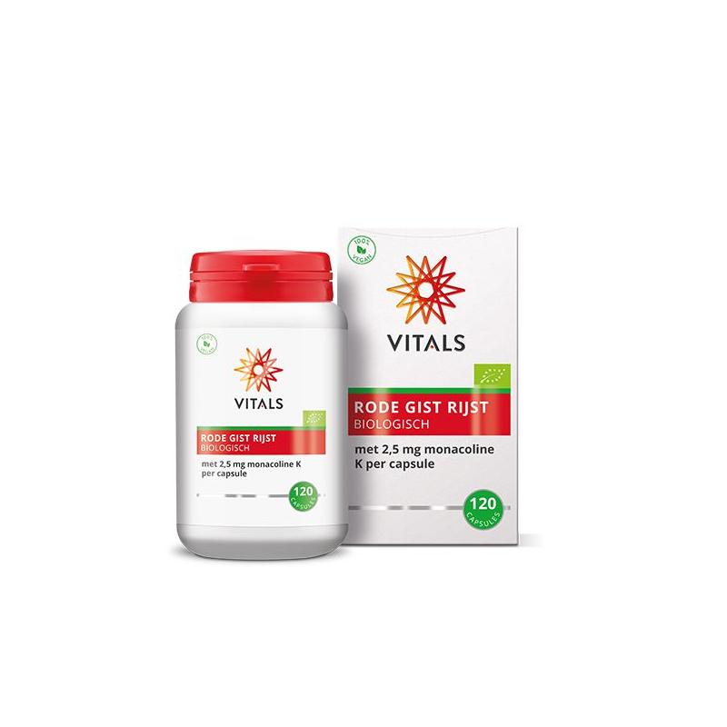 Vitals Vitals Rode Gist Rijst Bio 2,5mg monacoline K - 120cp