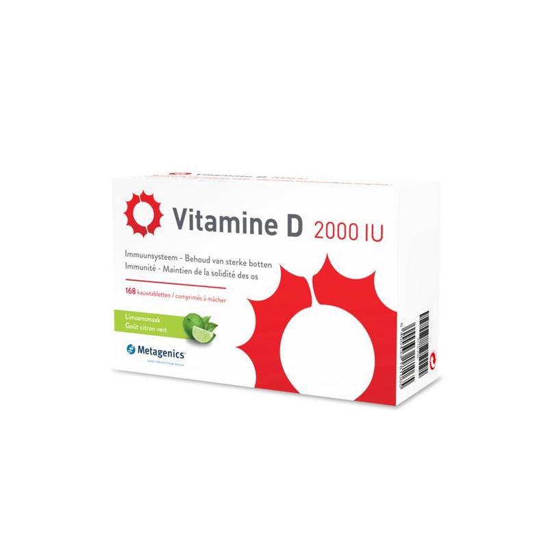 Metagenics Metagenics Vitamine D 2000IU NF 168KTABL - 168tb