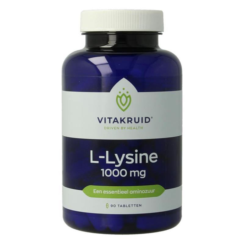 Vitakruid Vitakruid L-Lysine 1000mg met Vitamine C - 90tb