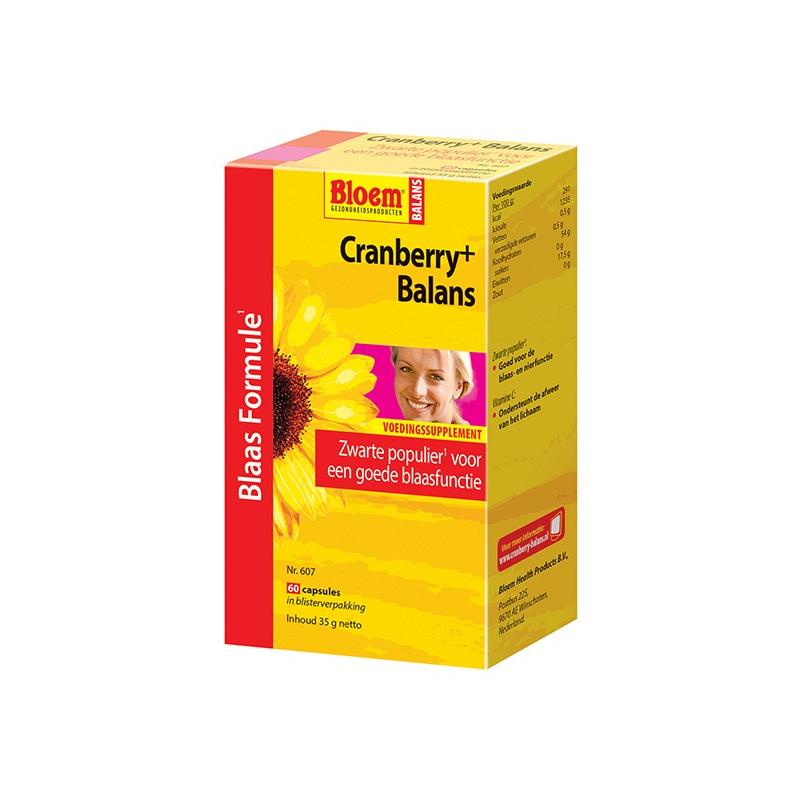 Bloem Bloem Cranberry+ Balans - 60cp