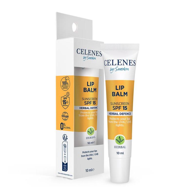 Celenes Celenes Herbal Defence Lipbalm SPF15 - 10ml