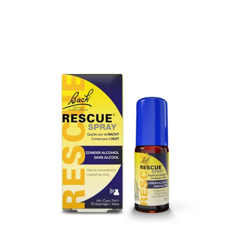 Bach rescue BACH RESCUE Nacht Spray zonder alcohol - 1st