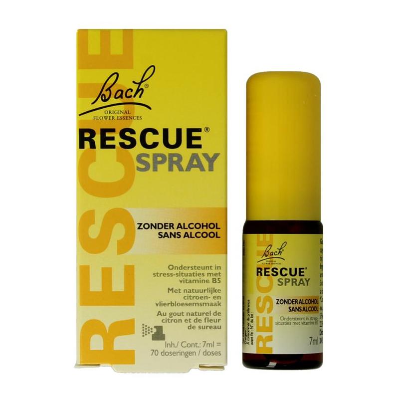 Bach rescue BACH RESCUE Spray zonder alcohol - 7ml