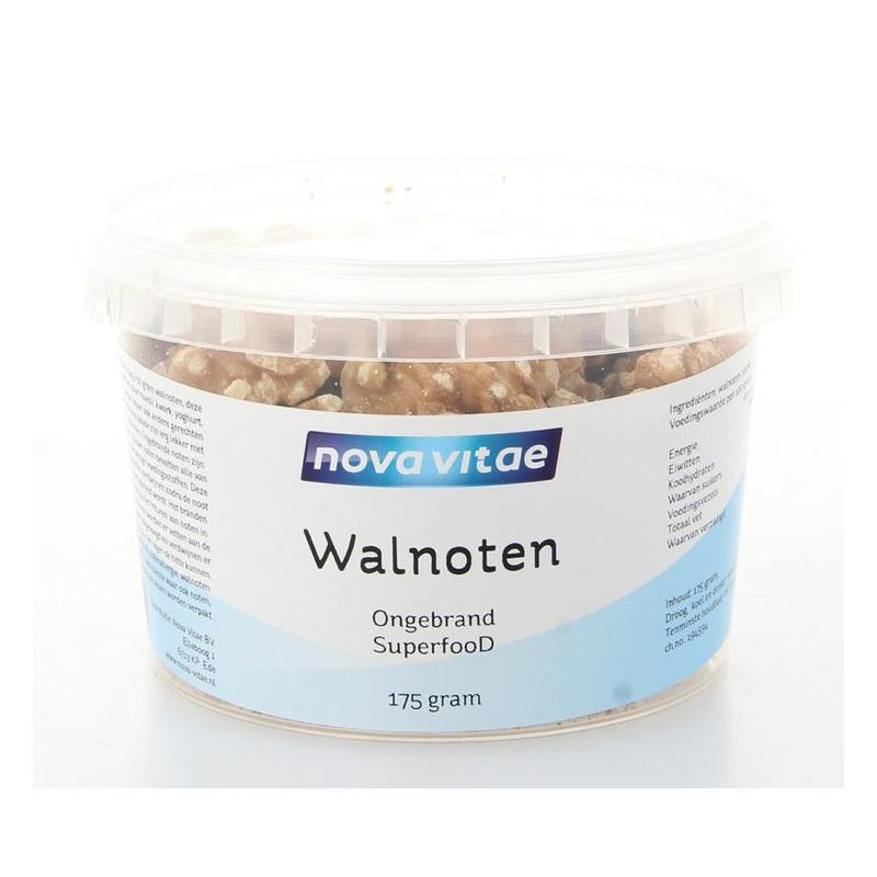 Nova vitae Nova Vitae Walnoten Ongebrand SuperfooD - 175gr