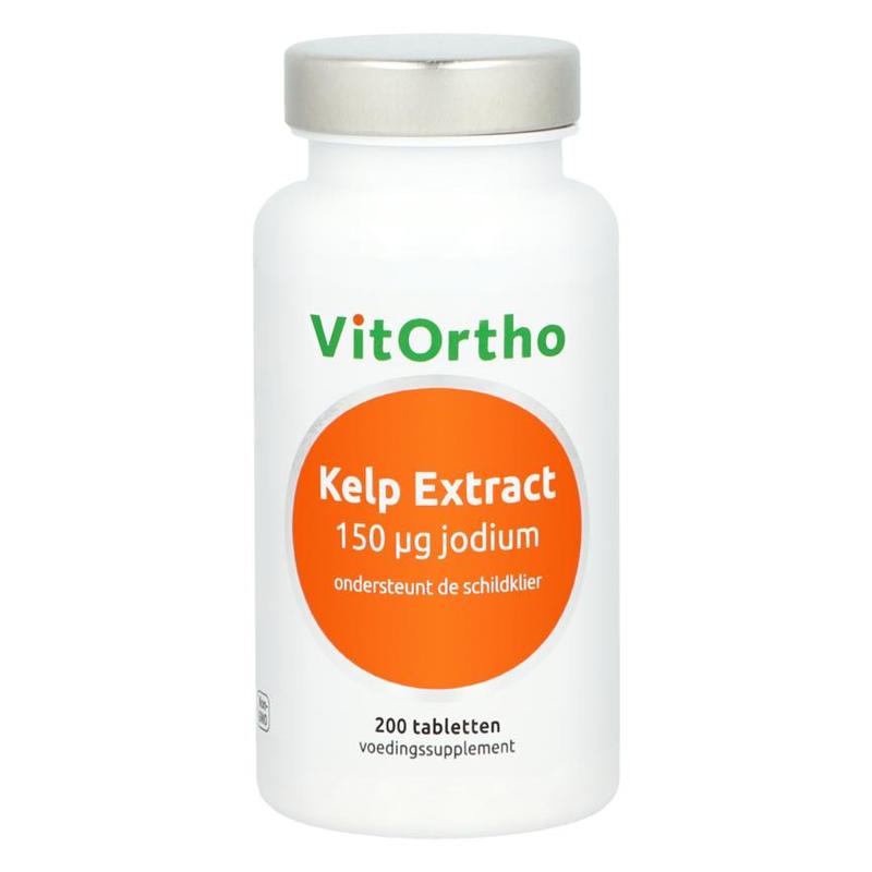 Vitortho VitOrtho Kelp Extract (150 mcg jodium) 200 tabs - 200tb