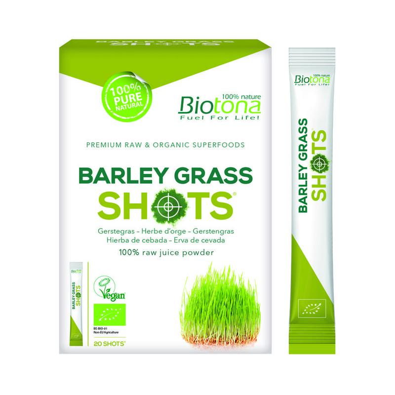 Biotona Biotona Barley grass Raw shots 20x2,2 g BIO - 20st