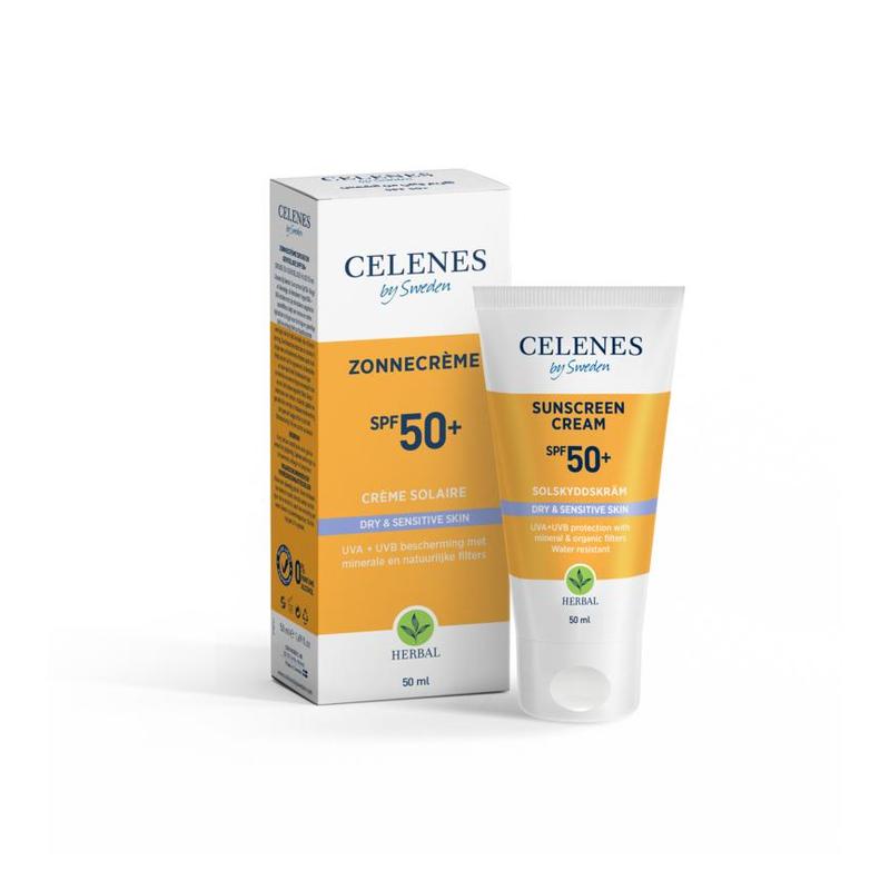 Celenes Celenes HERBAL SUNSCR CR SPF 50+ sens/dry skin - 50ml