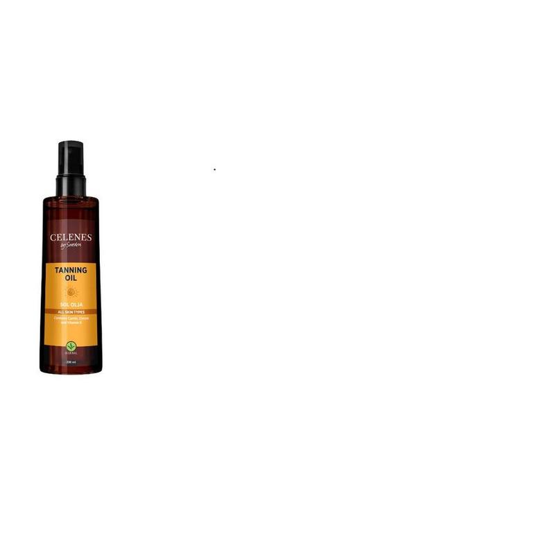 Celenes Celenes HERBAL tanning oil all skin type - 200ml