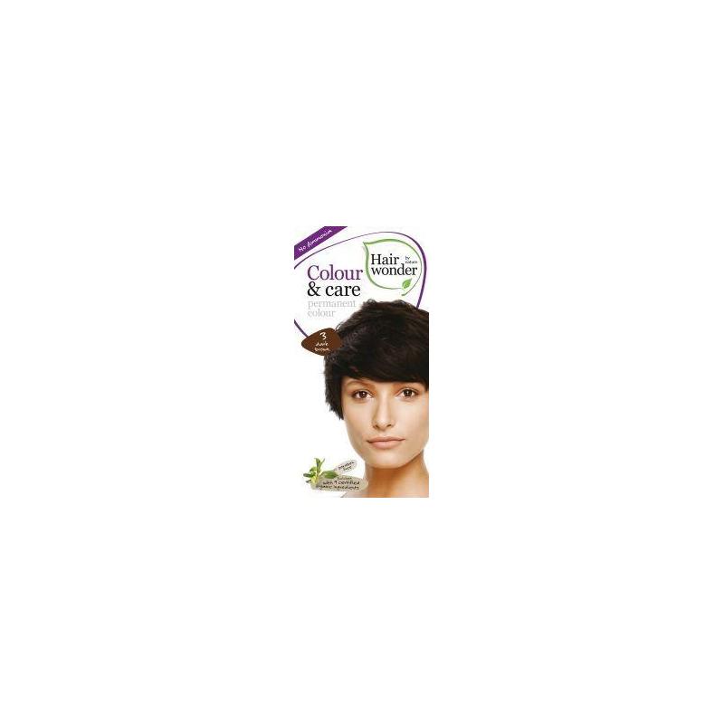 Hairwonder HAIRWONDER Colour & Care Dark brown 3 - 100ml