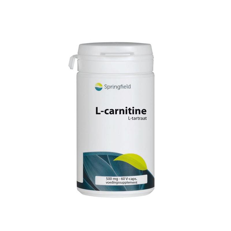 Springfield Springfield L-Carnitine-L-Tartraat 68% 500mg - 60vcp