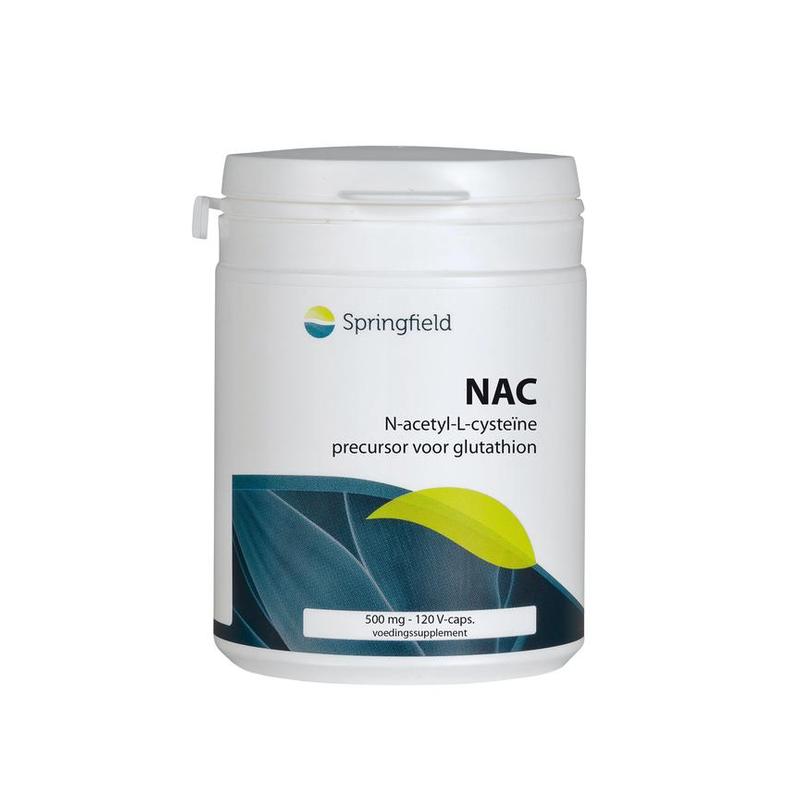 Springfield Springfield NAC N-Acetyl-L-Cysteïne 500mg - 120vcp