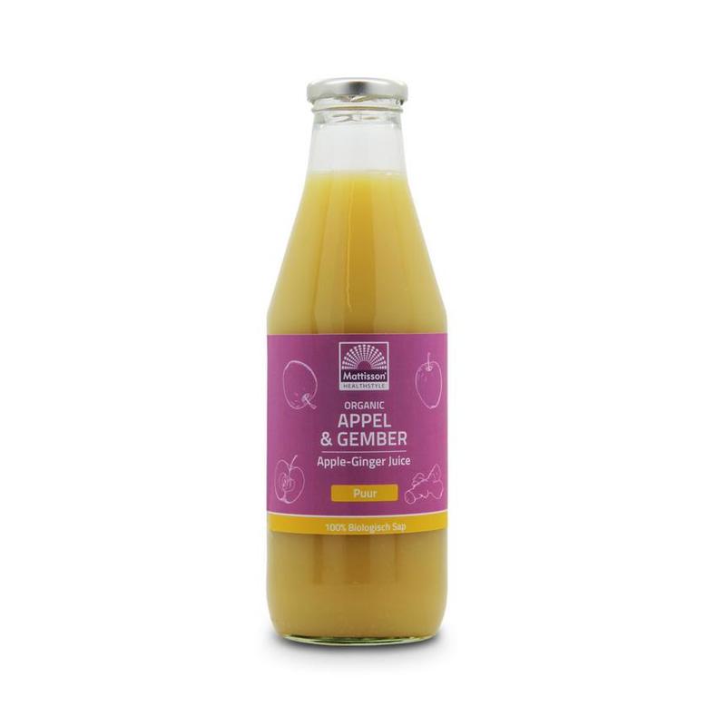 Mattisson Mattisson Org Appel- Gember sap 750ml - 750ml