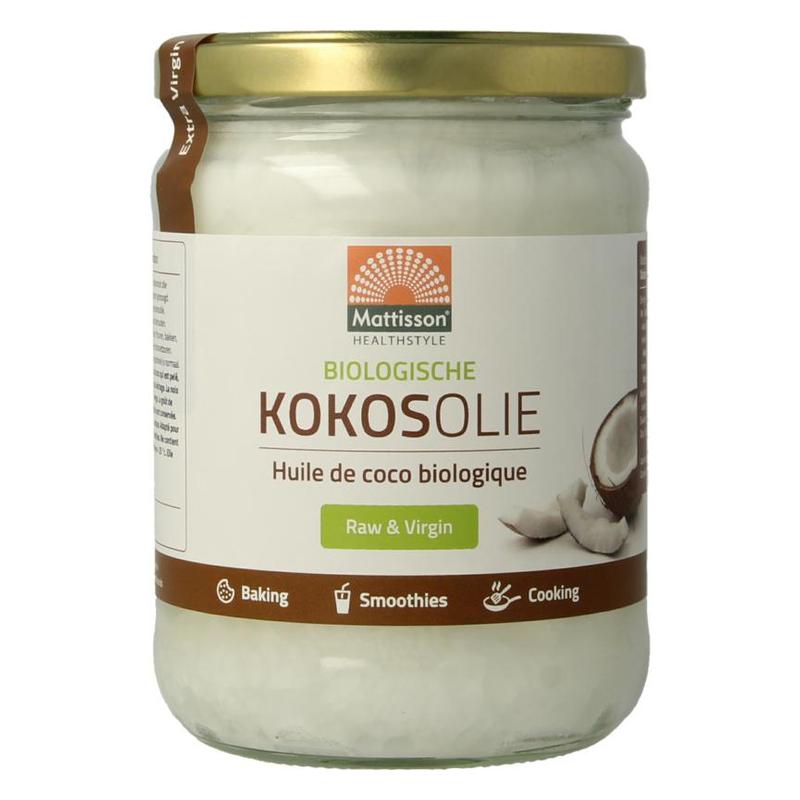 Mattisson Mattisson Bio Kokosnootolie Extra Virgin Raw 500ml - 500ml