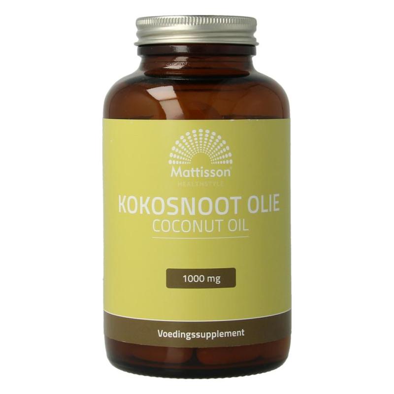 Mattisson Mattisson Kokos Olie Extra Virgin Raw 1g 120 cap - 120cp