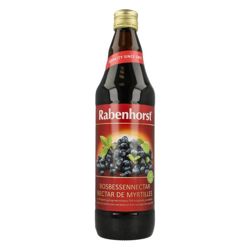 Rabenhorst Rabenhorst Bosbessen nectar BIO - 750ml