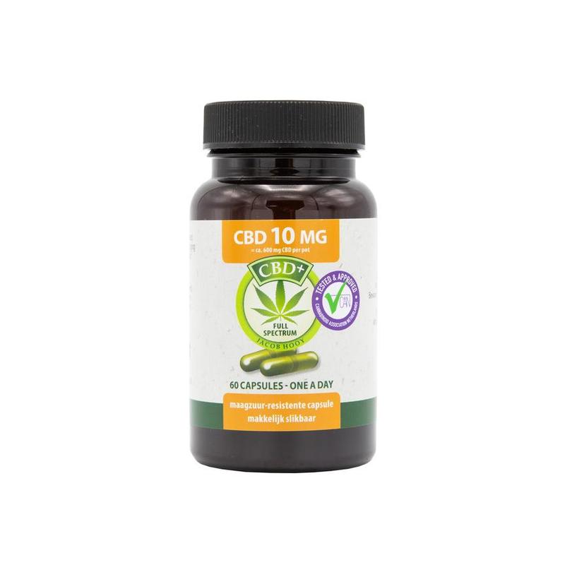 Jacob hooy Jacob Hooy CBD 10mg 60Capsules - 60cp