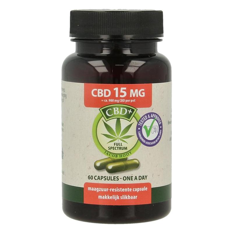 Jacob hooy Jacob Hooy CBD CAPS 60ST 15MG - 60cp