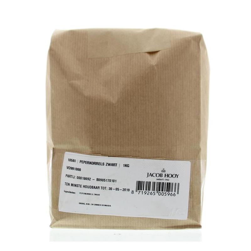 Jacob hooy jacob Hooy PEPERKORRELS ZWART HEEL - 1kg