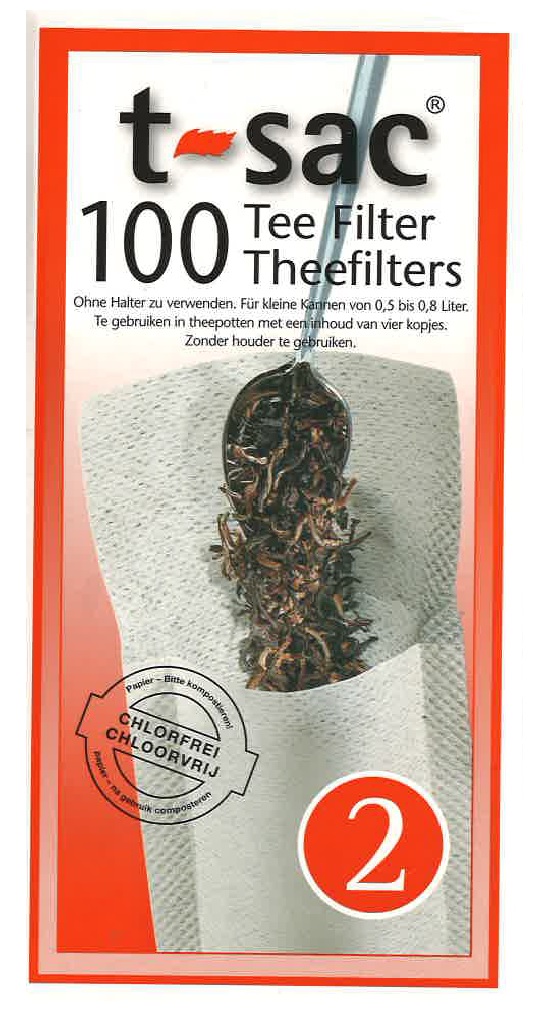T-sac T-SAC 2 Tea Filters - 100st