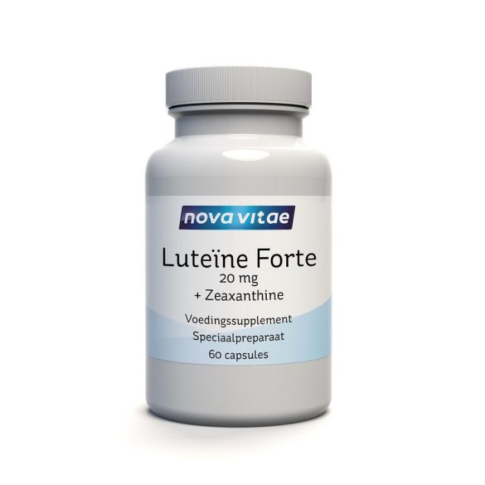 Nova vitae Nova Vitae Luteine forte 20 mg + zeaxanthine - 60vcp