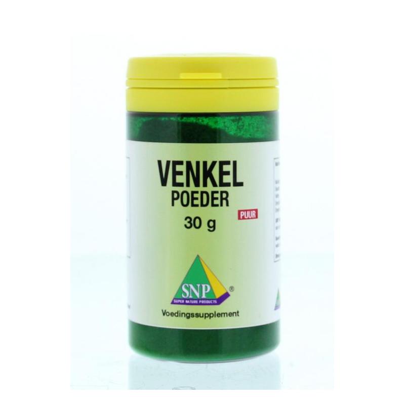 Snp SNP Venkel poeder puur - 30gr