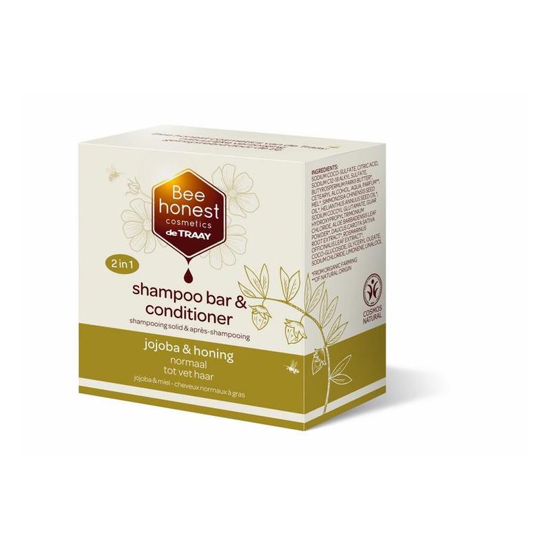 Bee honest Bee Honest SHAMPOO BAR JOJOBA&HONING - 80gr