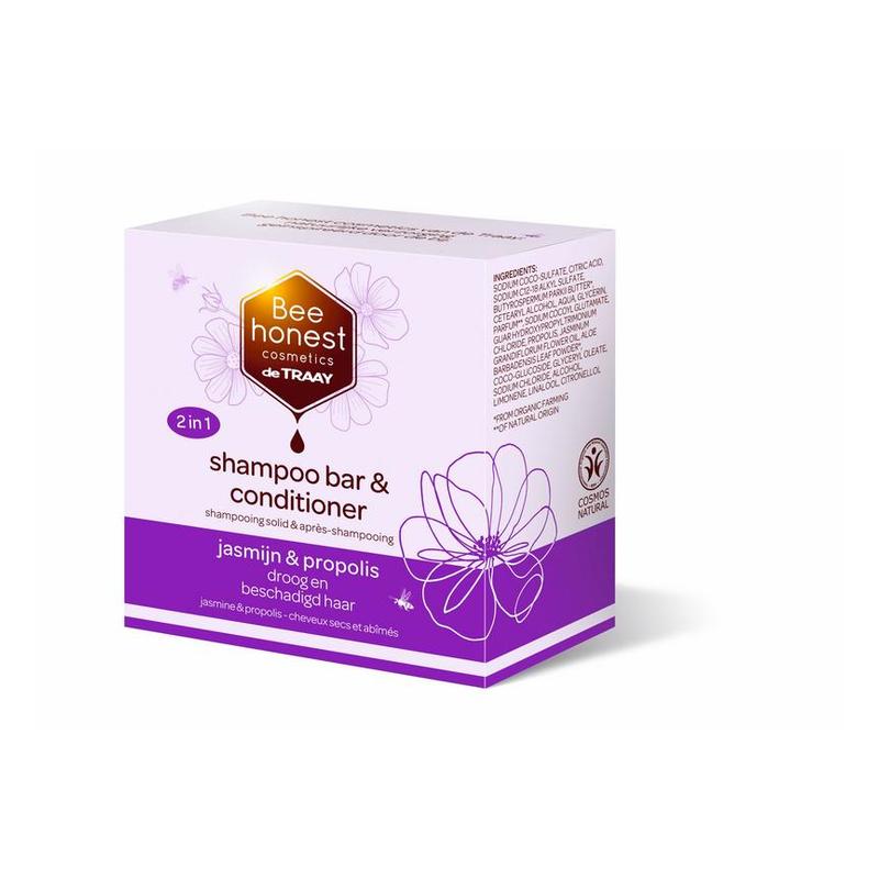 Bee honest Bee Honest SHAMPOO BAR JASMIJN&PROPOLIS - 80gr