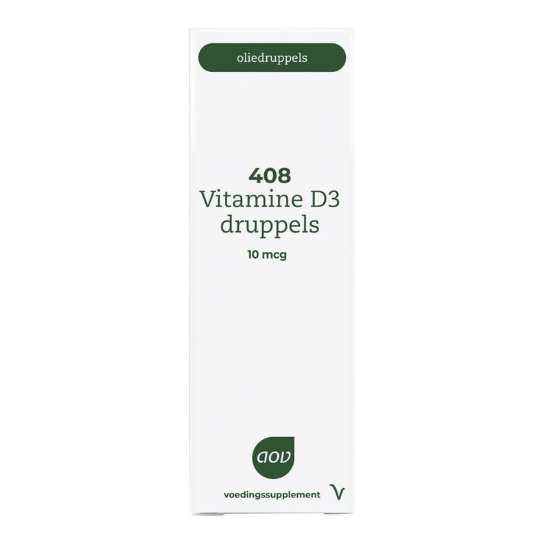 Aov AOV 408 Vitamine D3 druppels 10mcg - 25ml