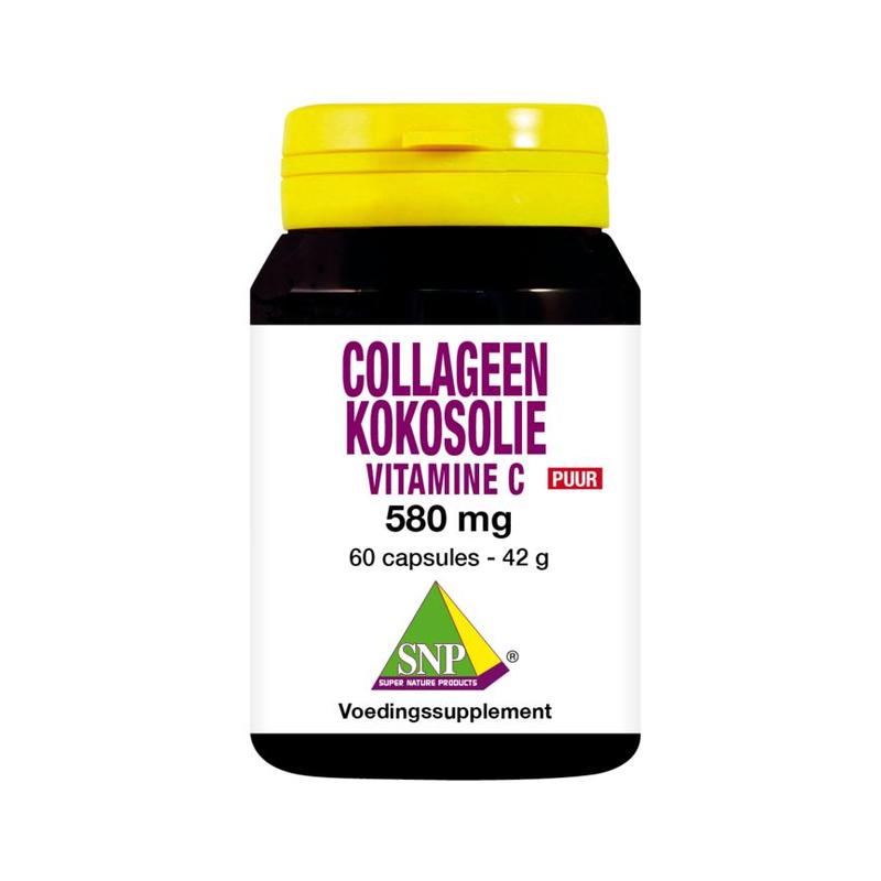 Snp SNP Collageen kokosolie vitamine C puur - 60cp