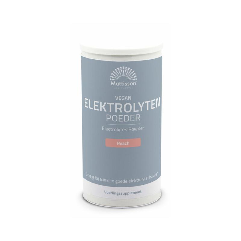 Mattisson Mattisson Elekrolyten Poeder Perzik - 300gr