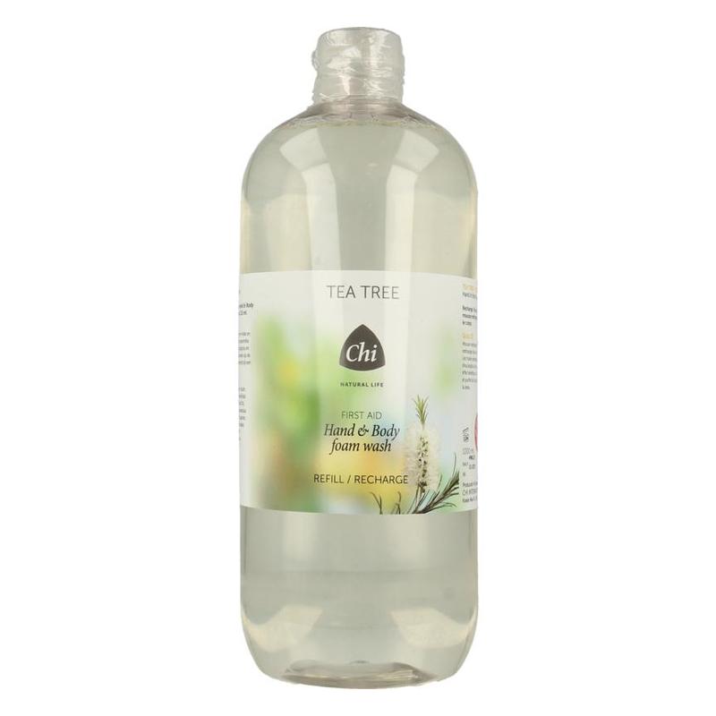 Chi Chi Tea Tree Hand & Body Foam Wash Navulling - 1lt