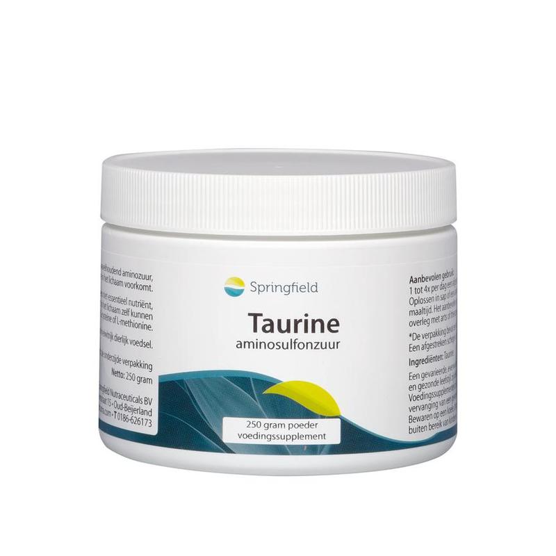 Springfield Springfield Taurine - poeder - 250gr